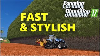 Farming Simulator 17 : FAST and STYLISH | Tree Planting - FORESTRY
