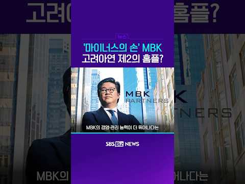 &amp;#39;마이너스의 손&amp;#39; <strong>MBK</strong> 고려아연 제2의 홈플?