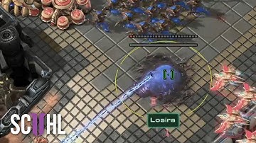 Hatchery used as Forcefield?! - StarCraft 2: Losira vs Trap