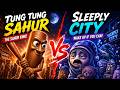 Tung Tung Sahur vs The Sleepy City 💀 | Italian Brainrot Chaos Battle