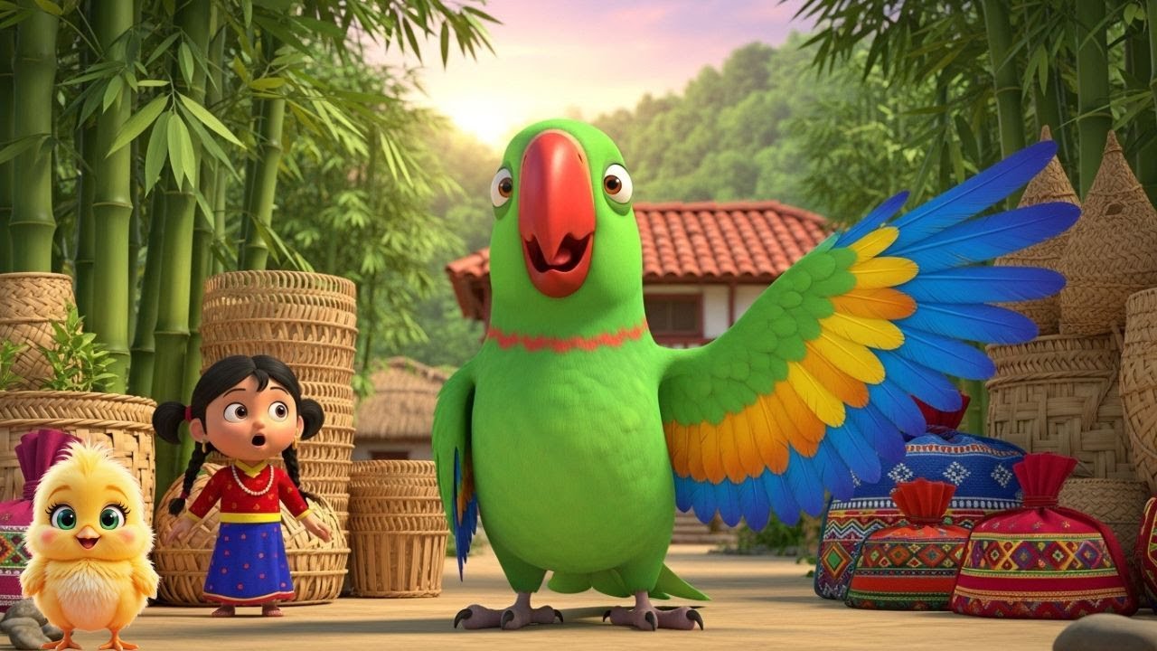 सुगा बोल्यो टप टप टप - Nepali BalGeet