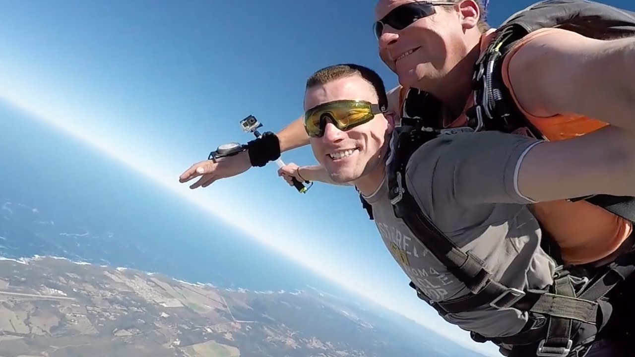 Sky Diving from 10,000 Feet Vlog 10 YouTube