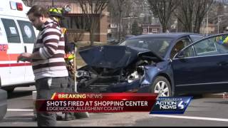 Shots fired outside Edgewood Township shoe store