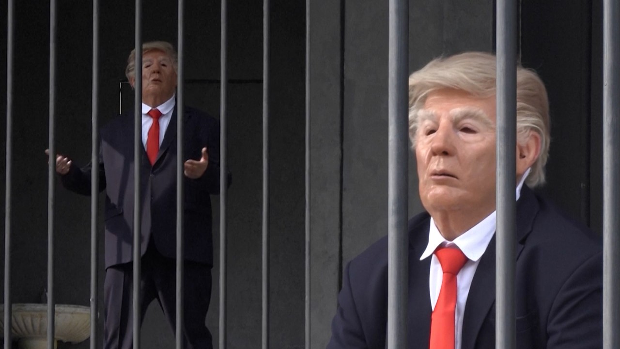 Iranian Art Installation Features Donald Trump In A Jail Cell