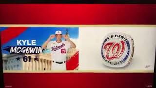 2019 World Series Champion Kyle McGowin World Series Ring Reveal