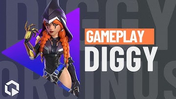 Diggy On Stage // Hero Gameplay Overview - T3 Arena