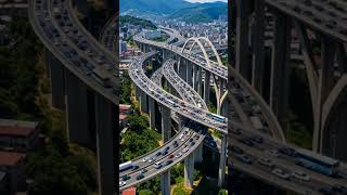Amazing Multi-Level Bridge &amp; Full Traffic Jam | Ultra Realistic Road Design #bridgedesign #bridge