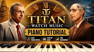 Titan watch music Piano Tutorial | Easy step by step | Piano | Music with Preet #titanmusic