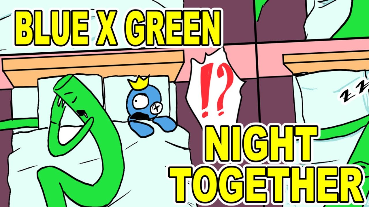 Blue x Green sleep together! How did it end? Drawing Speedpaint - YouTube