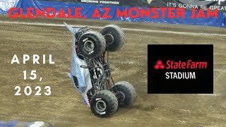 Monster Jam  Glendale, AZ FULL SHOW! (04/15/2023) Stadium Tour Blue  at State Farm Stadium