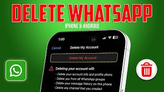 How to Delete WhatsApp Account on iPhone or Android | Remove WhatsApp Account from Phone