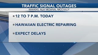 Emergency repairs leave 1,000 without power, traffic signals down