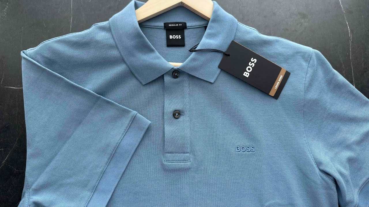 Hugo Boss blue polo shirt for men | Clean Summer Look - YouTube
