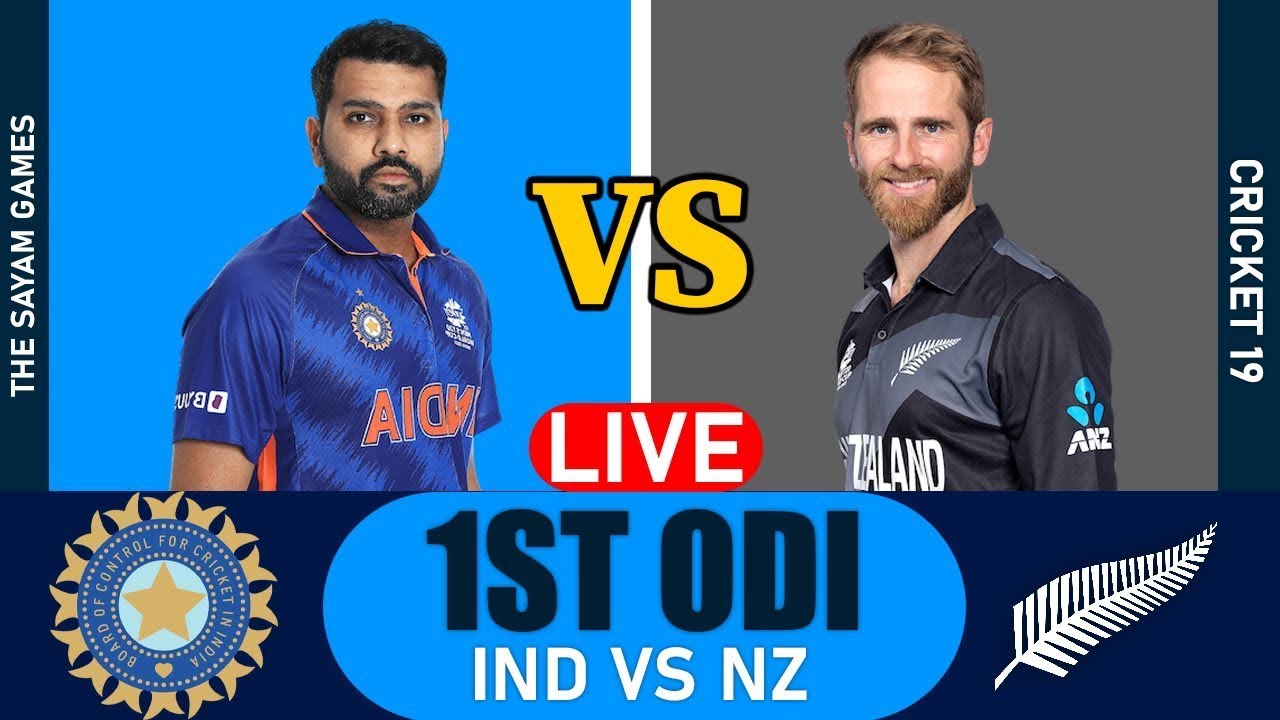 🔴Live: IND Vs NZ 1st ODI Match | Live Scores & Commentary | India Vs ...