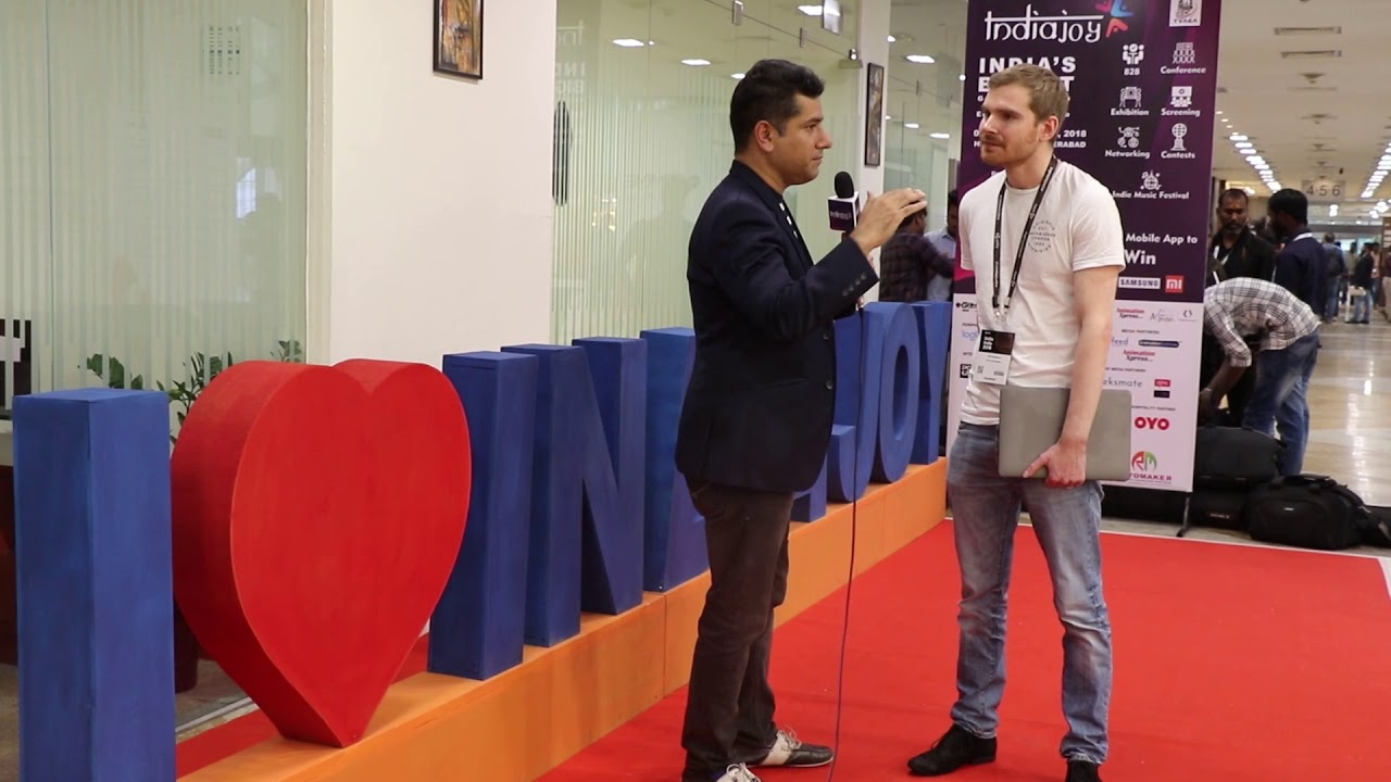 Ayen  from UNITY-3D (U.K) tells his Experience in IndiaJoy Animation Expo