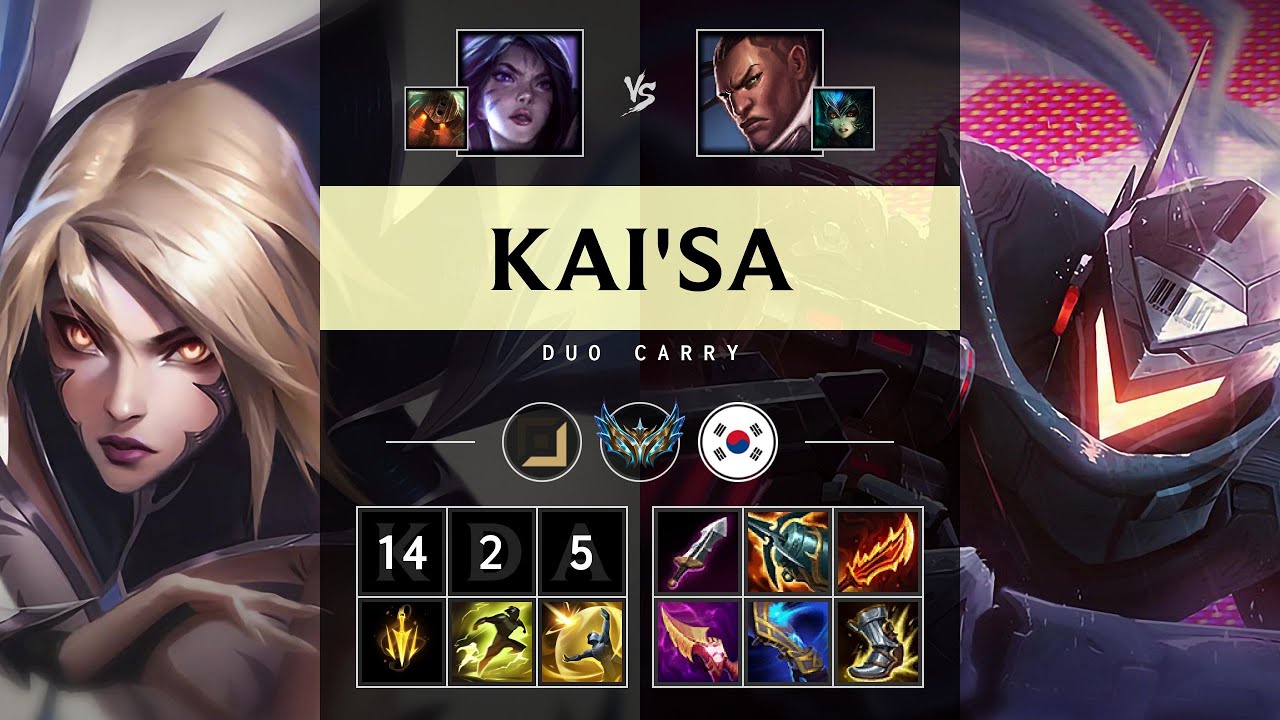 Kai'Sa ADC vs Lucian - KR Challenger Patch 25.21