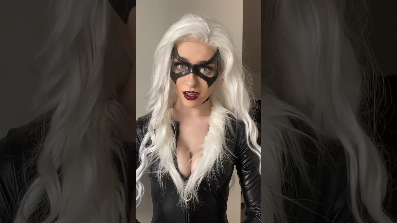 a #real conversation between black cat and spider-man