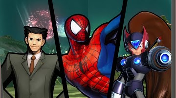 ULTIMATE MARVEL VS. CAPCOM 3 Spiderman,Phoenix Wright,Zero Gameplay Request
