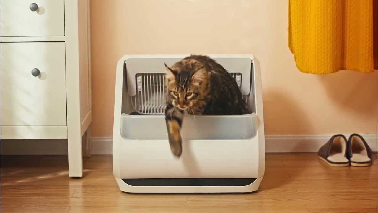 Popur X5 Cat Litter Box Features Two-Box Design to Evade Odor