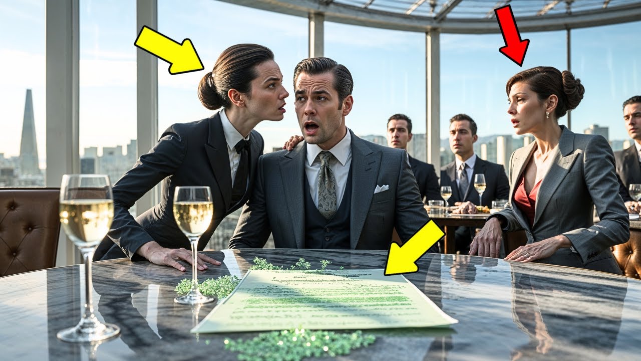 The Contract Is Rigged," Waitress Told Him Quietly… And the Billionaire's Face Turned Pale