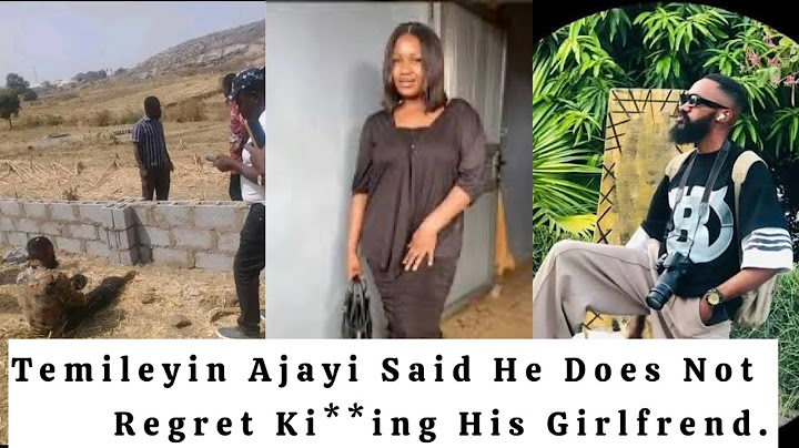 I Dont Regret Ki**ing Her Says Temileyin Ajayi After He Murdered Girlfrend #gossip