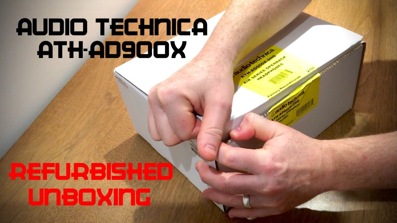 Audio Technica ATH-AD900x Unboxing Refurbished