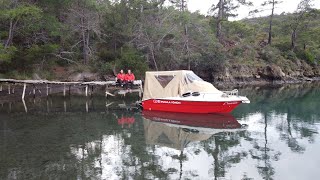 Eksi Derecede Kış Kampı / Bol Balıklı Yeni Koy / Winter Camping on Boat / Marin boat Samba