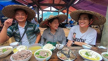 Ẩm thực Chợ Phiên Cán Cấu Lào Cai toàn món ngon: Gà Đen, Óc Đậu, Mèn Mén, Lợn Cắp nách