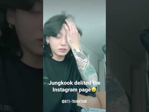 Jungkook удалил Инстаграм  #jungkooknotinstagram #jklive23.02.28 #jkhotnews #sensationJK #btsjk