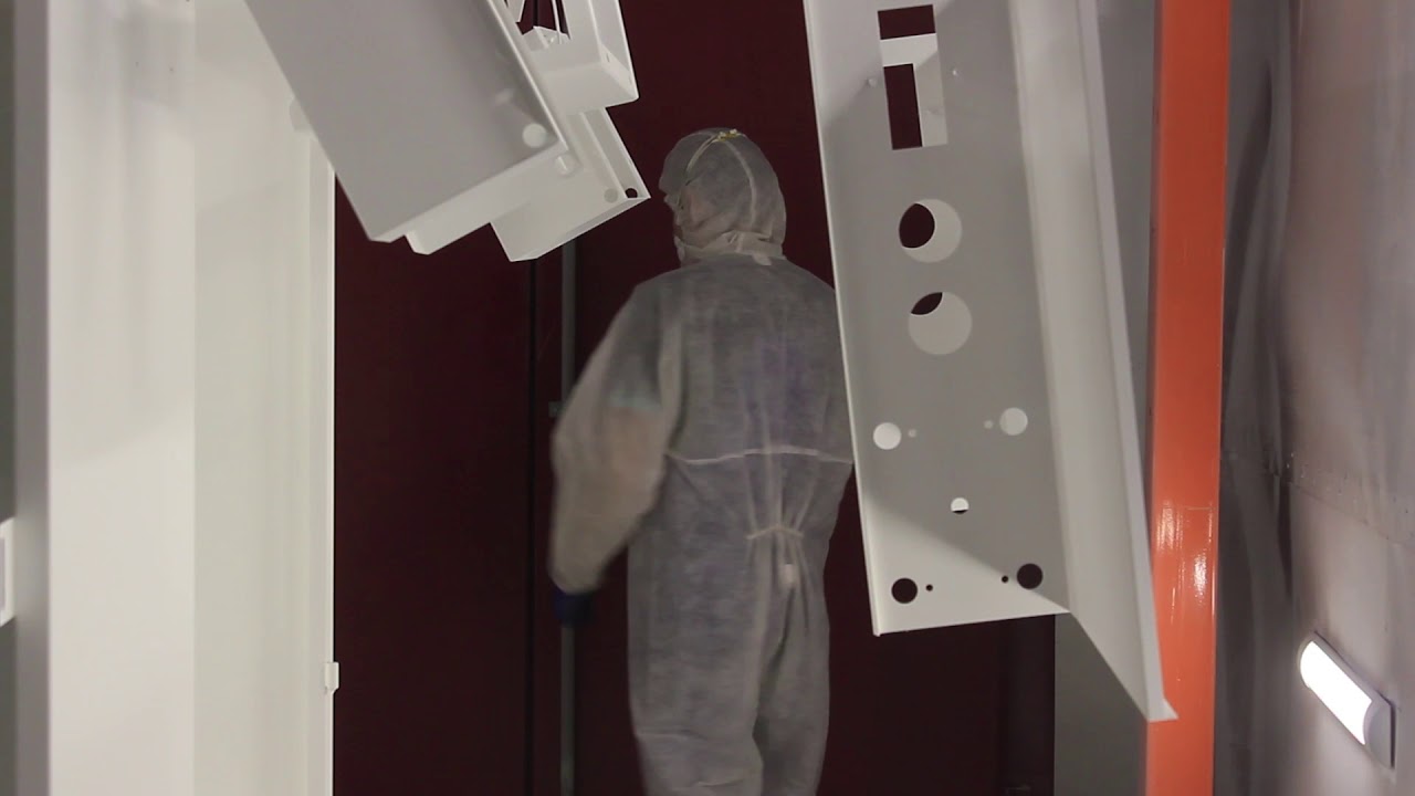 Порошковая покраска автоматов для воды Третий кран - YouTube