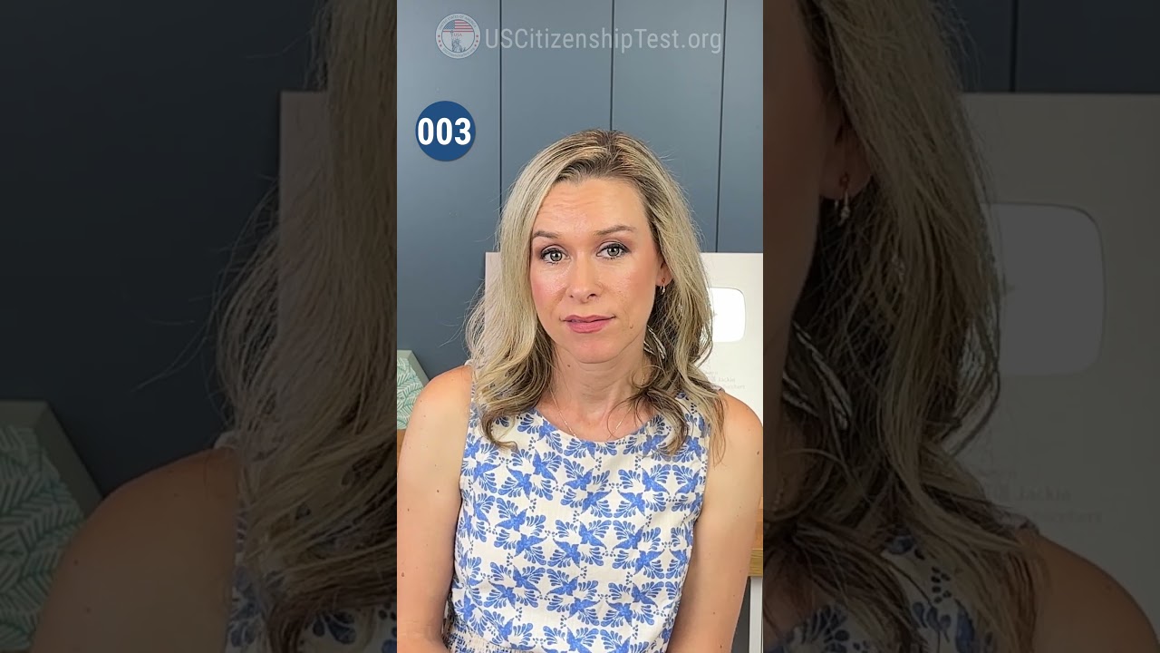 Official USCIS 128 Civics Q 03 | US Citizenship Test 2025 civics #n400  #citizenshipwithjackie