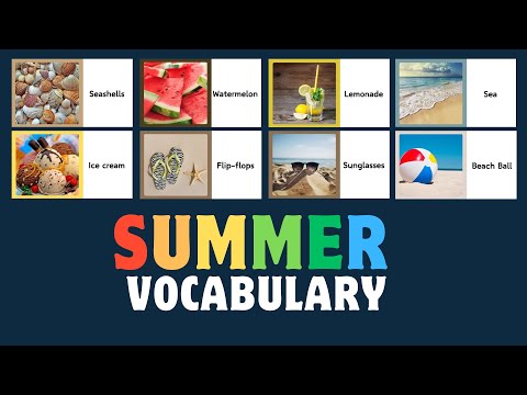 Summer vocabulary I