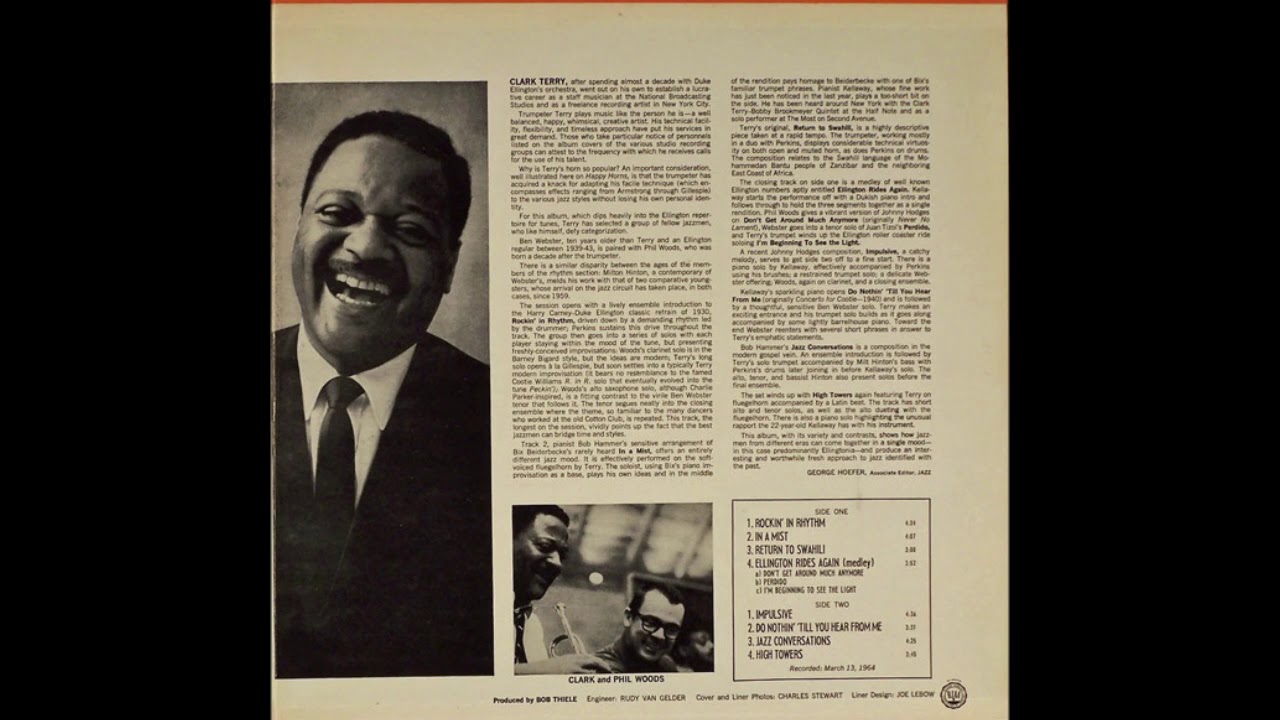Guarda Clark Terry — In A Mist 1964 ((Stereo)) su YouTube Guarda Clark Terry — In A Mist 1964 ((Stereo)) su YouTube