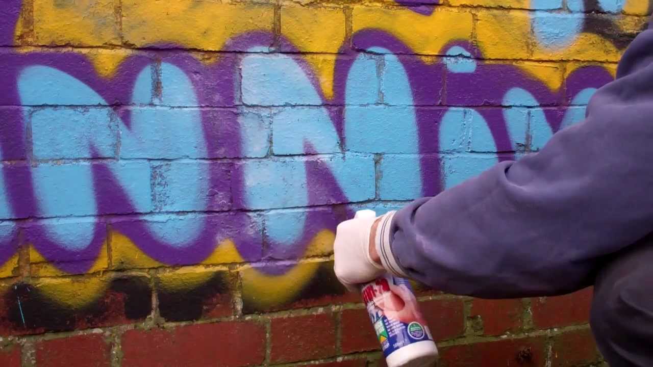 Graffiti Removal Using Graffiti Go!® - YouTube