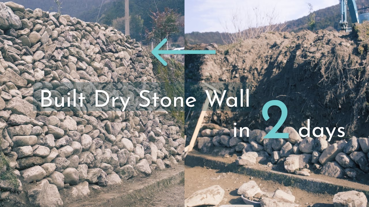 Workshop of Dry Stone Walling in a Remote Japanese Mountain
