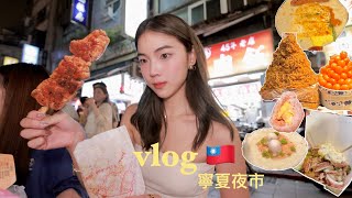 Taipei Foodie Vlogbest night market follow local for food hunting