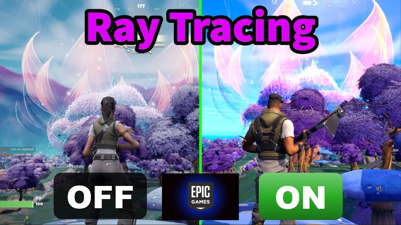 ️FORTNITE - Ray Tracing ON vs OFF Comparación | R9 3900X RTX 3070 - YouTube