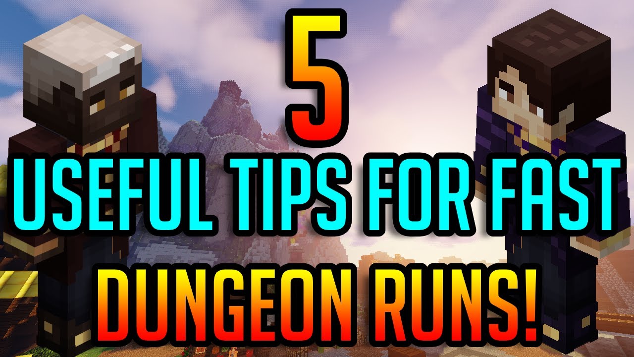 5 USEFUL TIPS FOR FAST DUNGEON RUNS FOR ALL! Hypixel Skyblock Guide