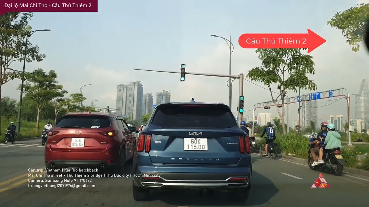 Những con đường đẹp nhất Sài Gòn TP.HCM: Đại lộ Mai Chí Thọ - Nguyễn Cơ Thạch - Cầu Thủ Thiêm 2