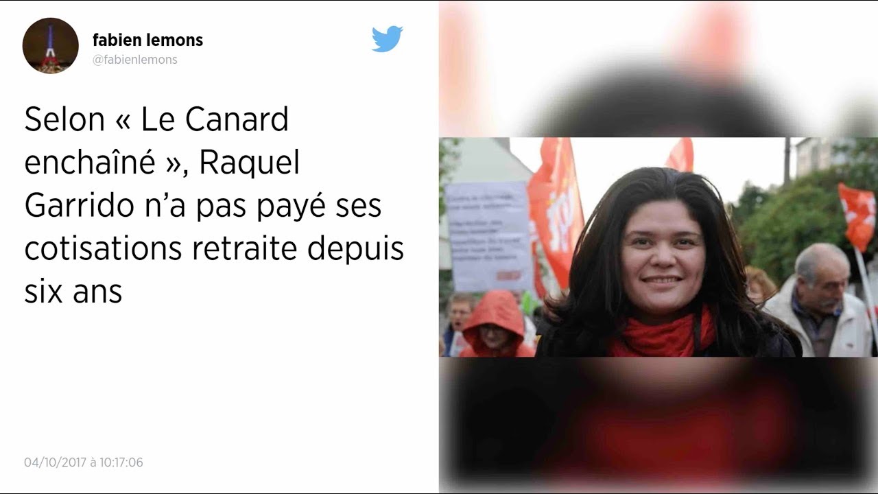 Raquel Garrido n’a pas payé ses cotisations retraite