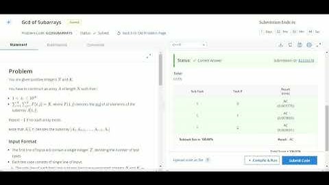 codechef December long challenge gcd of subarray solution