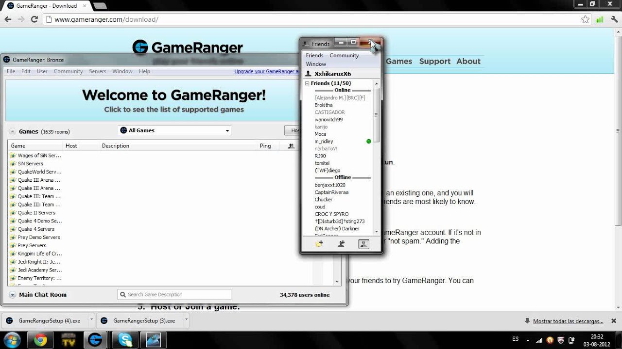 Tutorial de como descargar y aprender a usar gameranger (Español) YouTube