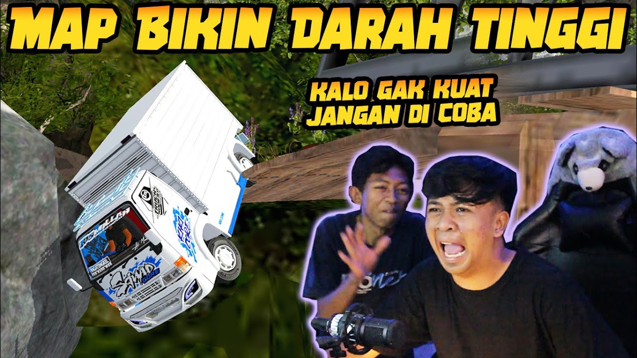 Truk Engkel Bapak Lewat Map Extreme Viral  - Bussid