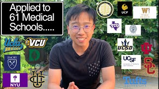 I applied to 61 Medical schools... // 2022-2023 Medical School Application Cycle Results