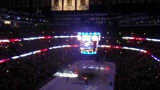 Blackhawks National  Anthem Stanley Cup Playoffs 5-7-09