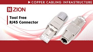 Famous Tool Free RJ45 Connector, CAT6A Field Termination Plug Net Worth