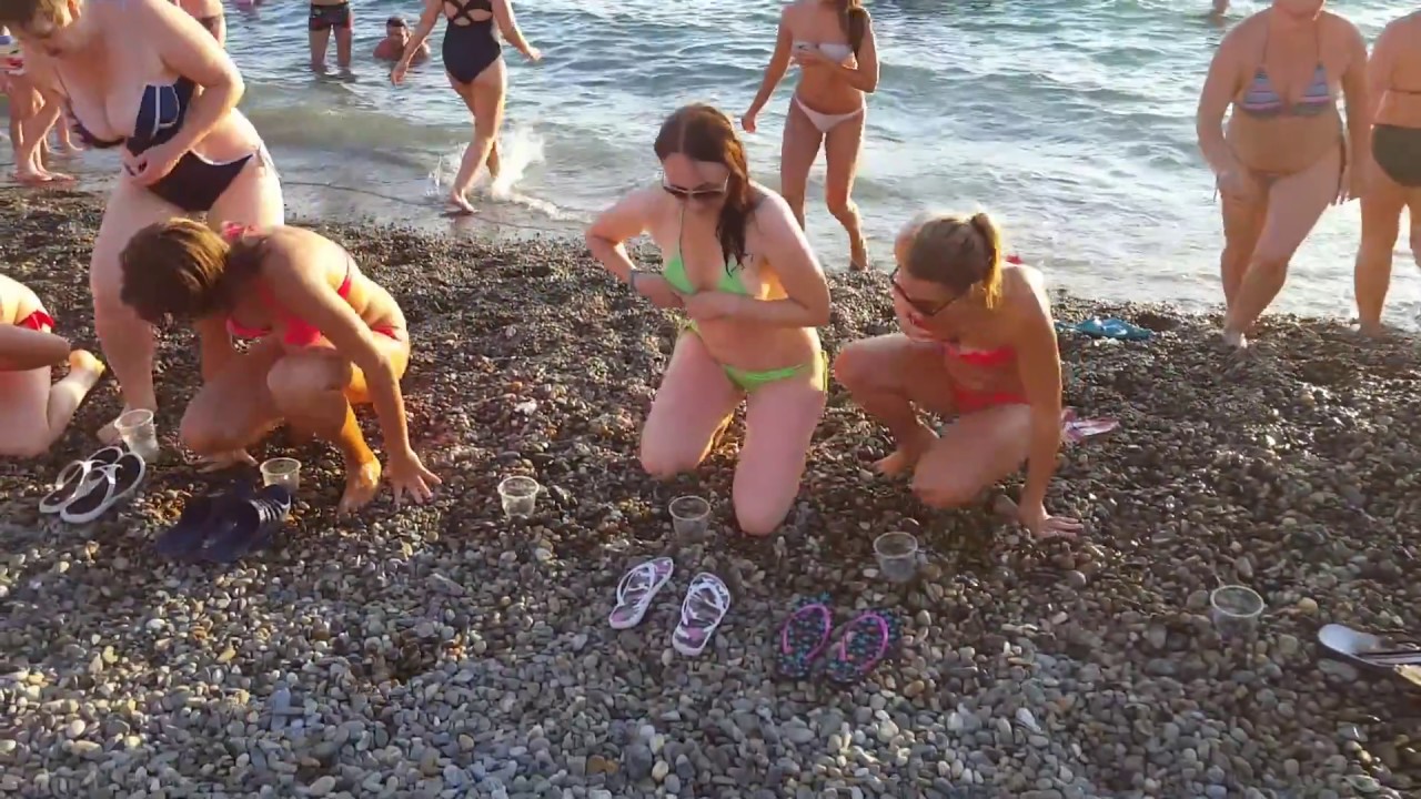 Russian Beach Competition - Bikini Girls - YouTube
