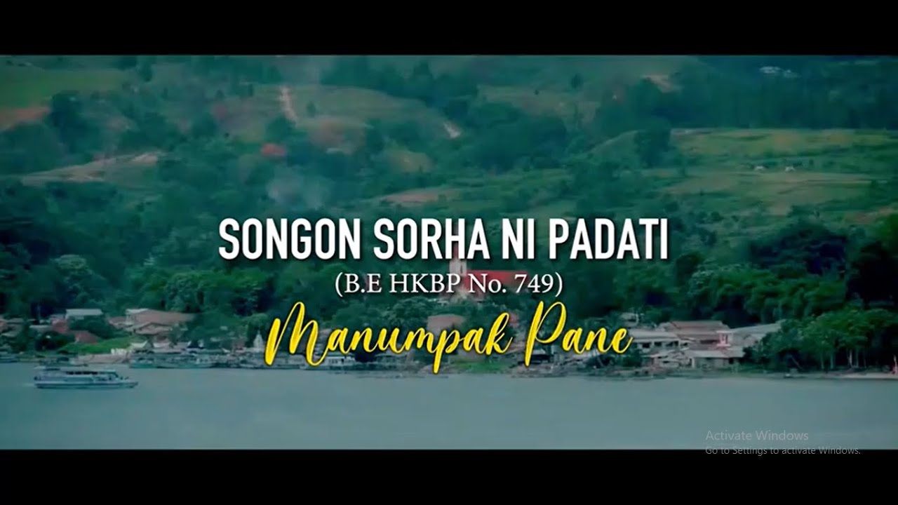 SONGON SORHA NI PADATI (BE.HKBP NO.749) II MANUMPAK PANE