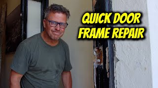How to Repair a Door Frame | 60 Second DIY Tips @3csealants #diy #howto #repair