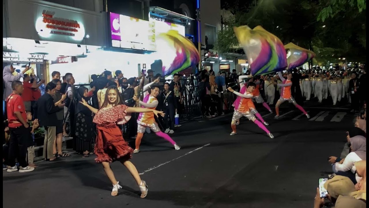STREET PARADE KEJUARAAN MARCHING BAND MALIOBORO YOGYAKARTA | PIALA RAJA HAMENGKU BUWONO 2025
